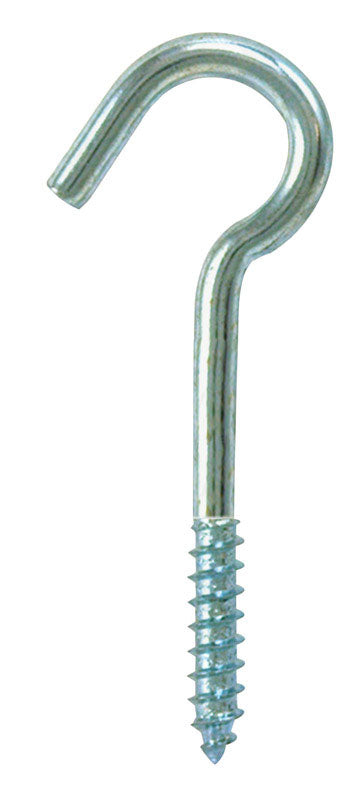 HAMPTON - Hampton Small Zinc-Plated Silver Steel 2-1/2 in. L Ceiling Hook 45 lb 1 pk - Case of 50
