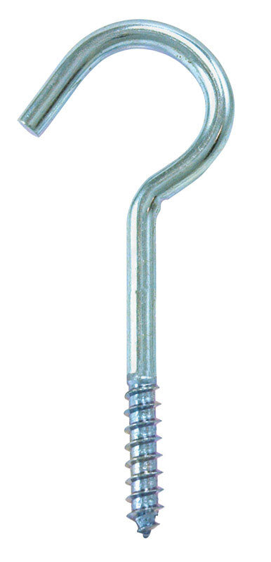 HAMPTON - Hampton Small Zinc-Plated Silver Steel 3.375 in. L Ceiling Hook 50 lb 1 pk - Case of 50