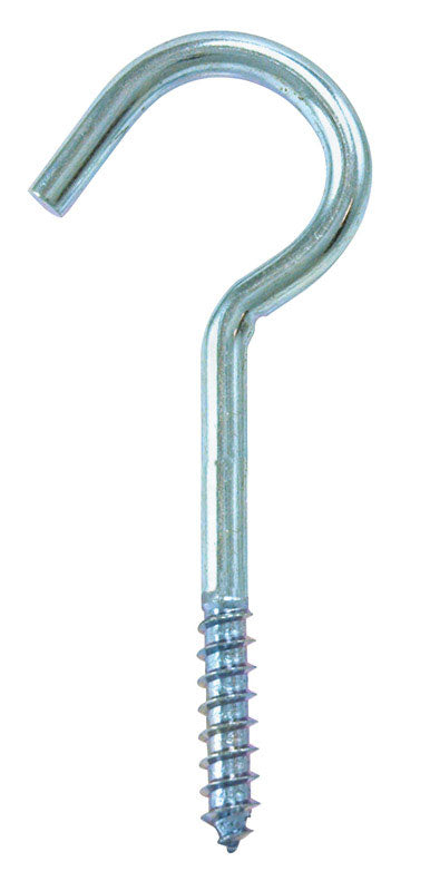 HAMPTON - Hampton Small Zinc-Plated Silver Steel 3.88 in. L Ceiling Hook 80 lb 1 pk - Case of 20