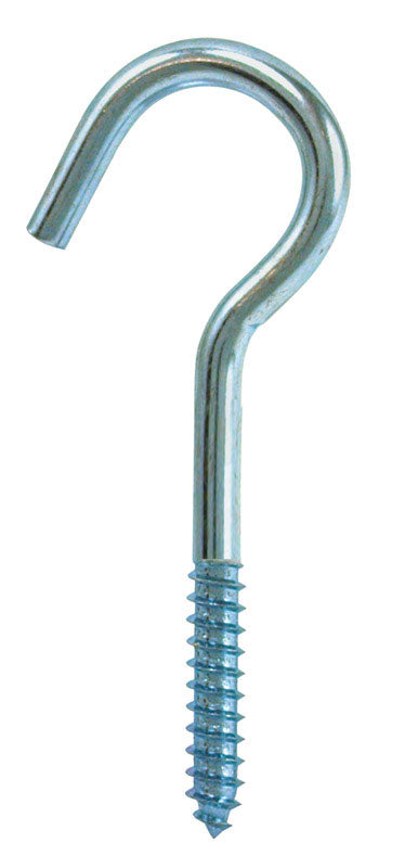 HAMPTON - Hampton Small Zinc-Plated Silver Steel 4.0625 in. L Ceiling Hook 60 lb 1 pk - Case of 20