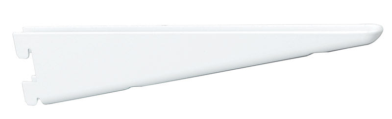 KNAPE & VOGT - Knape & Vogt White Steel Bracket 16 Ga. 12-1/2 in. L 225 lb - Case of 10