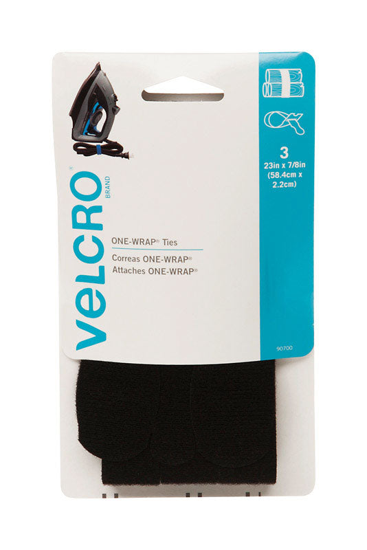 VELCRO(R) BRAND - VELCRO(R) Brand ONE-WRAP(R) Strap 23 in. L 3 pk