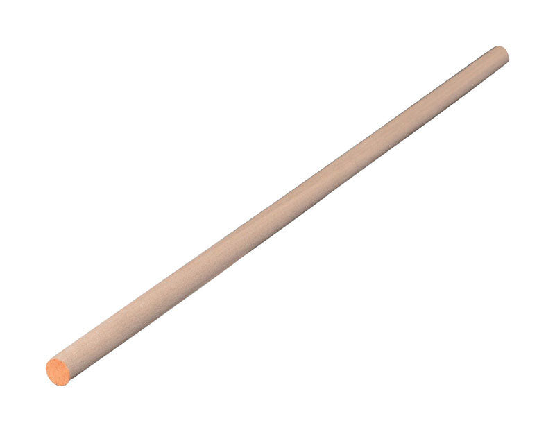 ALEXANDRIA MOULDING - Alexandria Moulding Round Ramin Hardwood Dowel 3/8 in. D X 48 in. L 1 pk Orange - Case of 20