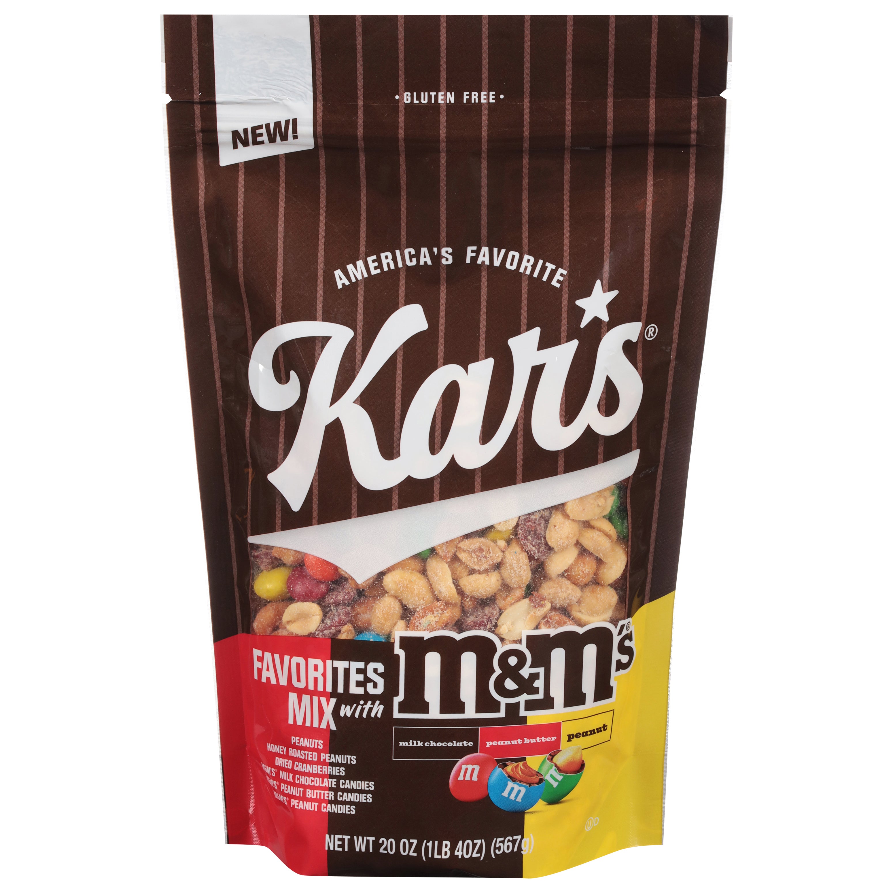 Kar's Assorted Favorites Mix with M&M's 20 oz - Case of 6