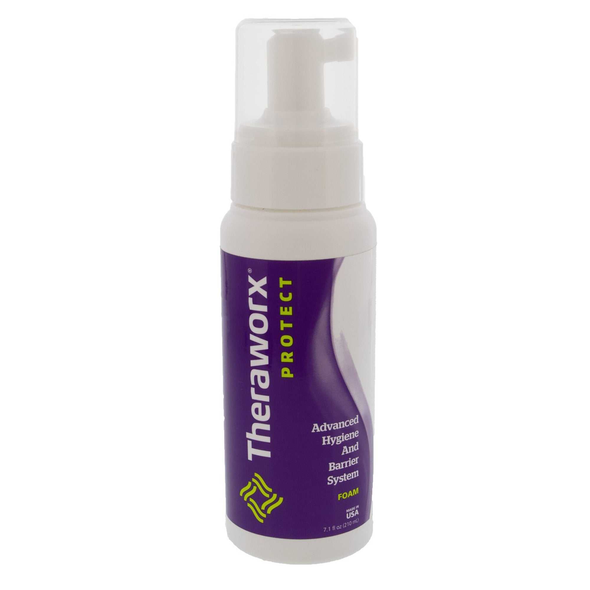Avadim - Rinse-Free Skin Cleanser with Silver Theraworx® Protect Advanced Hygiene and Barrier System Foaming 7.1 oz. Pump Bottle Lavender Scent [1/EA]