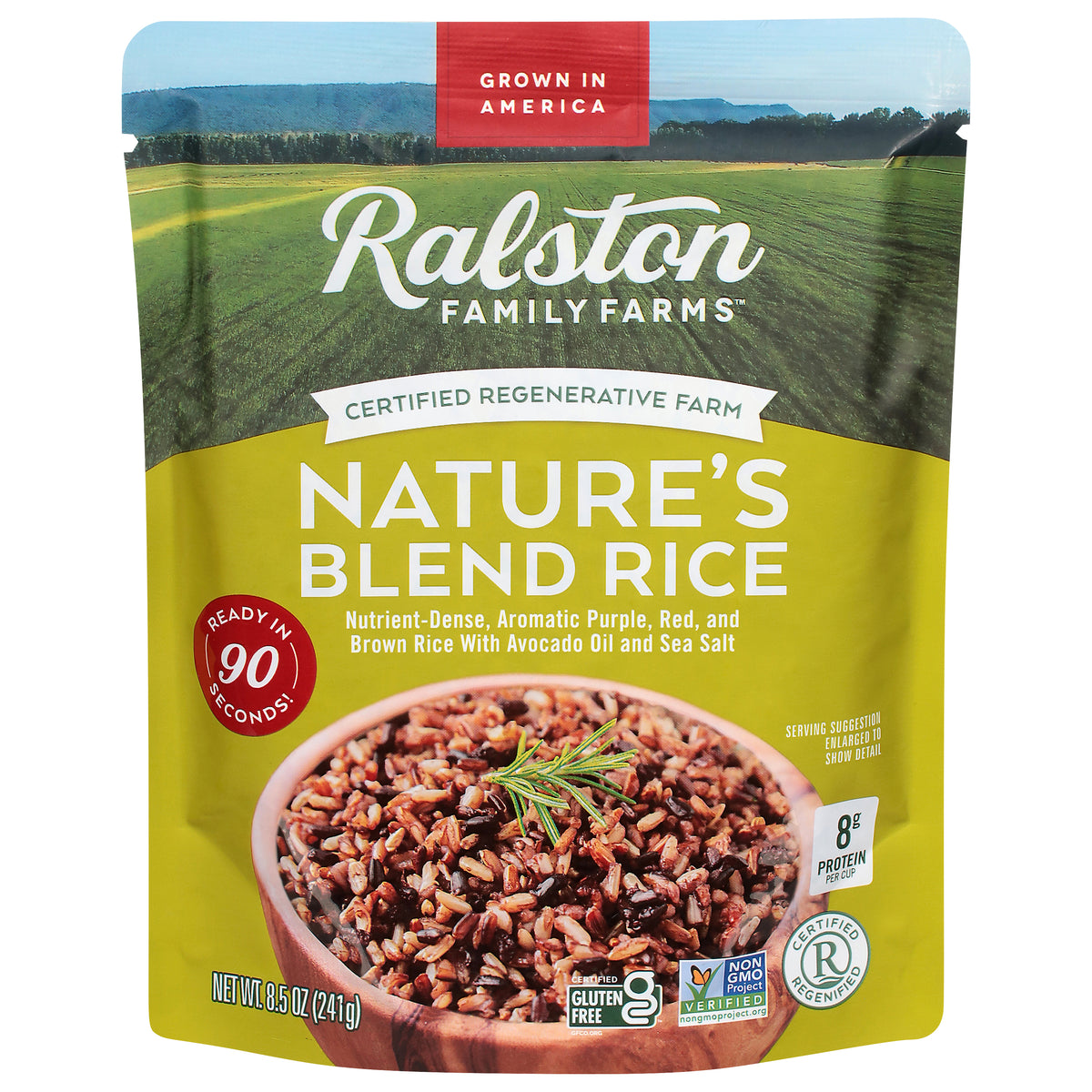 Ralston Family Farms Nature's Blend Rice 8.5 oz - Case of 6