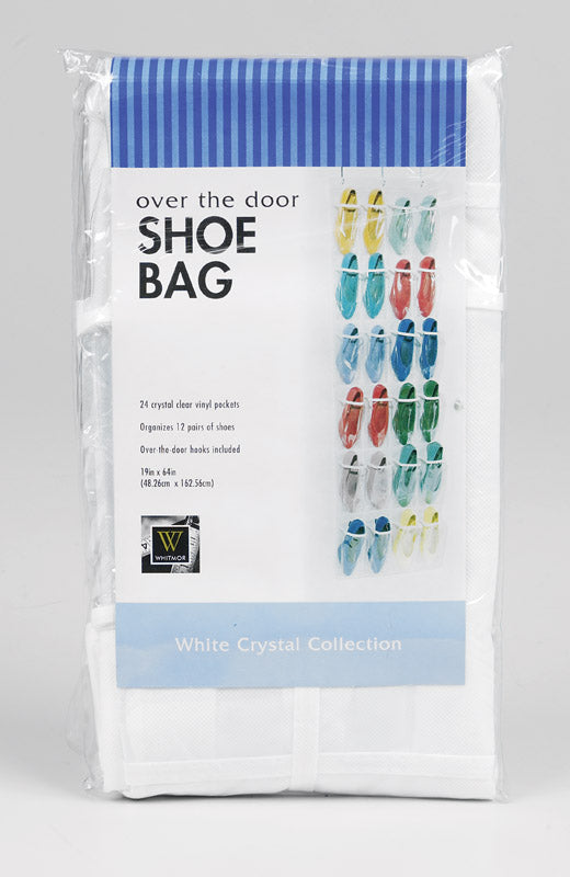 WHITMOR - Whitmor 19 in. H X 1/4 in. W X 64 in. L Vinyl Shoe Bag