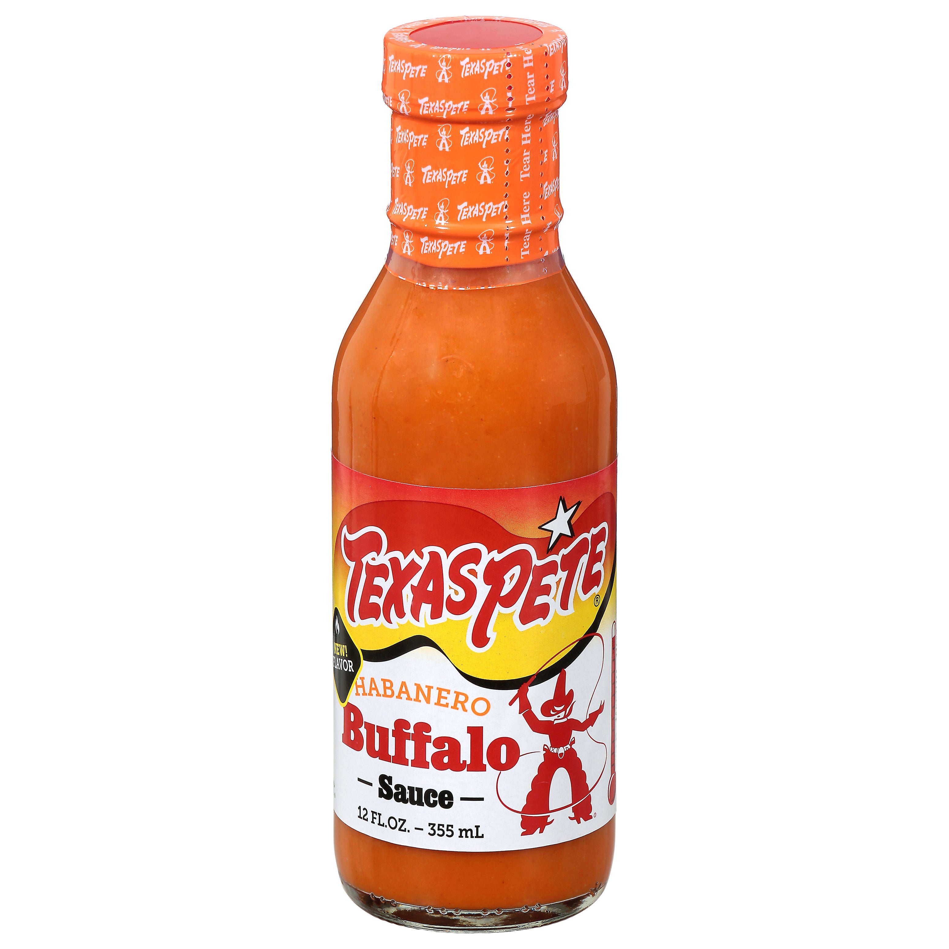 Texas Pete Habanero Buffalo Sauce 12 fl oz - Case of 12