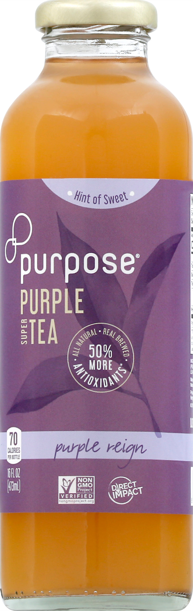 Purpose Purple reign. Super Tea 16 oz - Case of 12