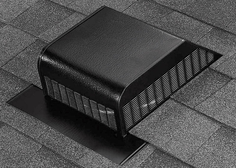 AIR VENT INC - Air Vent 3.6 in. H X 15 in. W X 16 in. L X 9 in. D Black Aluminum Roof Vent Assembly - Case of 6