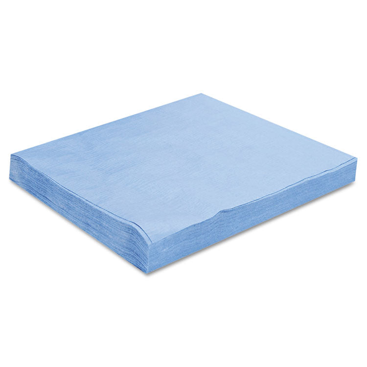 HOSPECO - Sontara EC Engineered Cloths, 12 x 12, Blue, 100/Pack, 10 Packs/Carton