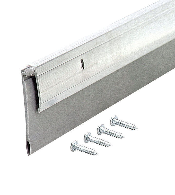 M-D BUILDING PRODUCTS - M-D Silver Aluminum Sweep For Garage Doors 36 in. L X 2 in.