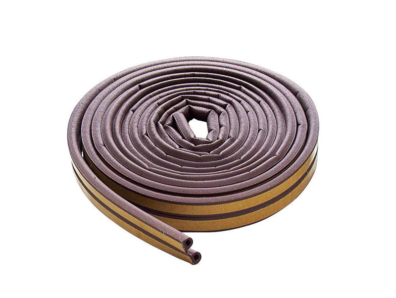 M-D BUILDING PRODUCTS - M-D Brown Rubber Weatherstrip For Doors and Windows 17 ft. L X 0.3 in.