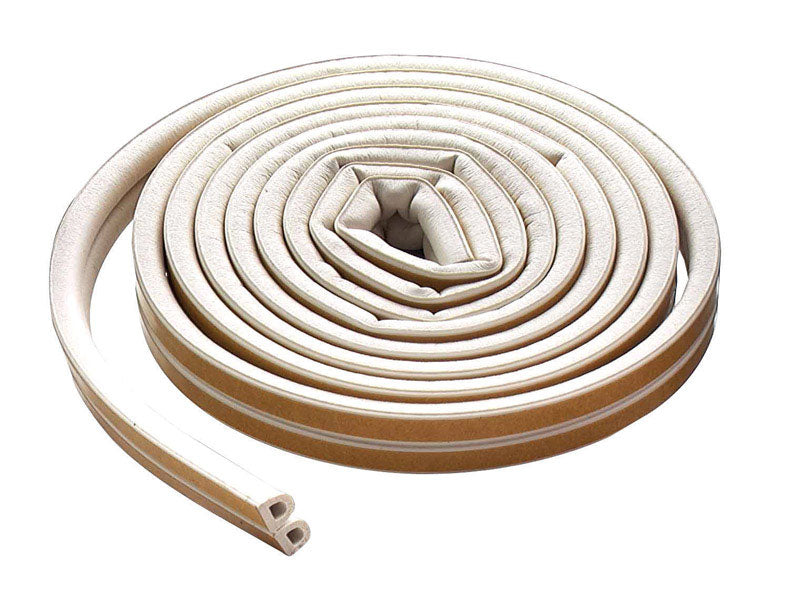 M-D BUILDING PRODUCTS - M-D White Rubber Weatherstrip For Doors and Windows 204 in. L X 0.3 in.