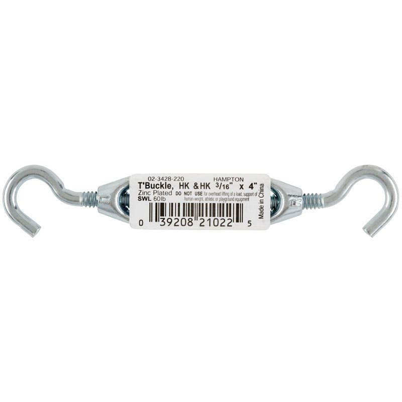 HAMPTON - Hampton Zinc-Plated Aluminum/Steel Turnbuckle 70 lb - Case of 10 [02-3428-220]