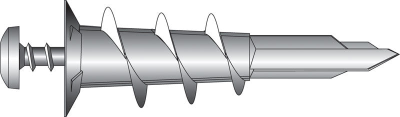 HILLMAN - Hillman .164 in. D X 1-1/4 in. L Nylon Flat Head Wallboard Anchors 10 pk - Case of 5 [41443]