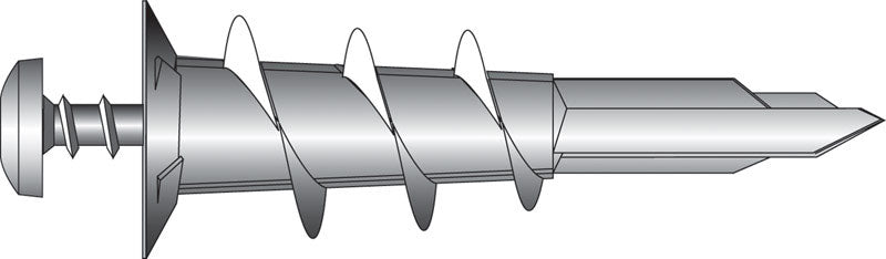 HILLMAN - Hillman .164 in. D X 1-1/4 in. L Zinc Pan Head Wallboard Anchors 2 pk - Case of 6