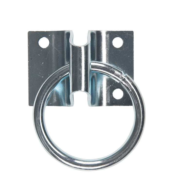 HAMPTON - Hampton Small Zinc-Plated Silver Steel 1.875 in. L Hitching Ring 250 lb 1 pk - Case of 5