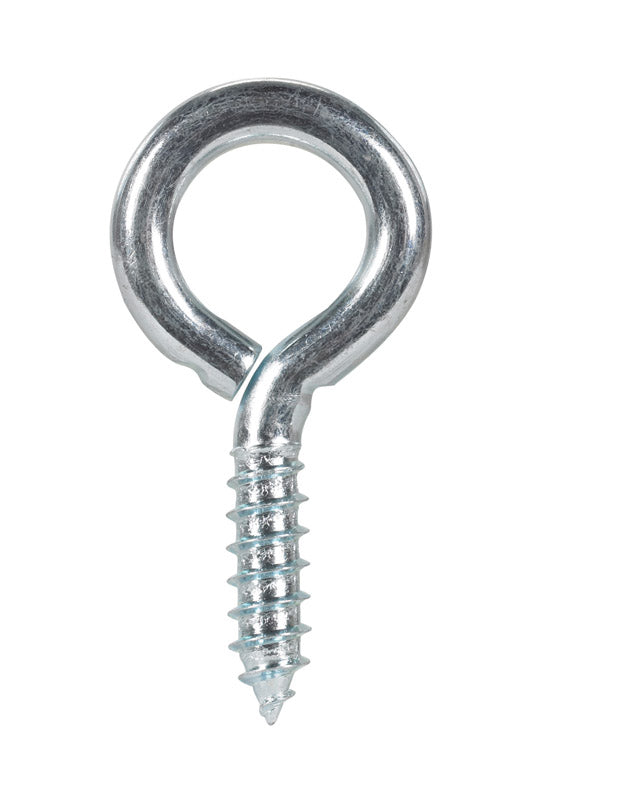 HAMPTON - Hampton 3/8 in. D X 2-7/8 in. L Zinc-Plated Steel Screw Eye 250 lb. cap. 1 pk - Case of 20