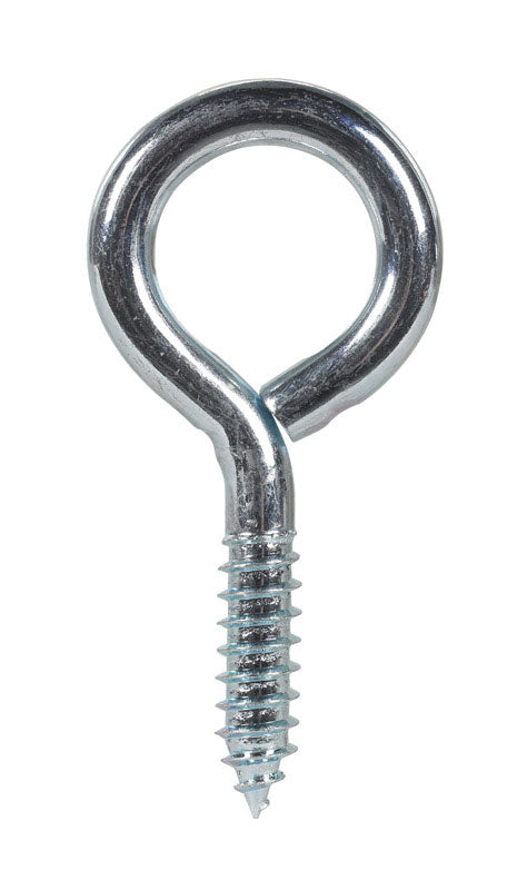HAMPTON - Hampton 7/16 in. D X 3-7/8 in. L Zinc-Plated Steel Screw Eye 325 lb. cap. 10 pk - Case of 10