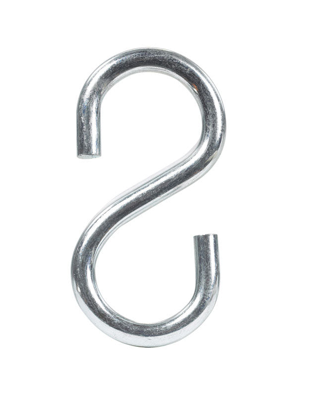 HAMPTON - Hampton Small Zinc-Plated Silver Steel 1.5 in. L S-Hook 80 lb 1 pk - Case of 20