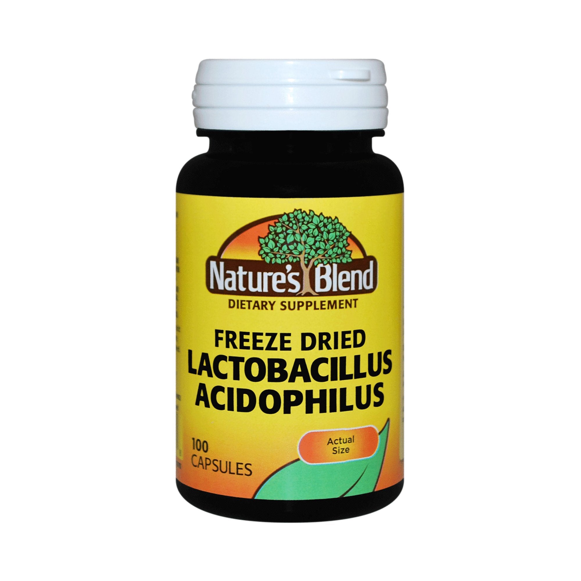 National Vitamin Company - Probiotic Dietary Supplement Nature's Blend 100 per Bottle Capsule [1/BT]