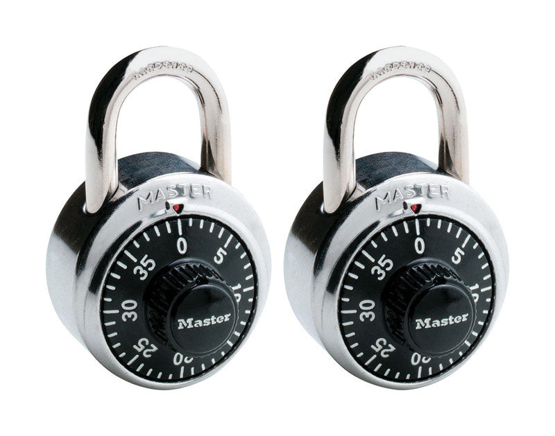 MASTER LOCK - Master Lock 2 in. H X 7/8 in. W X 1-7/8 in. L Steel Anti-Shim Technology Padlock Keyed Alike
