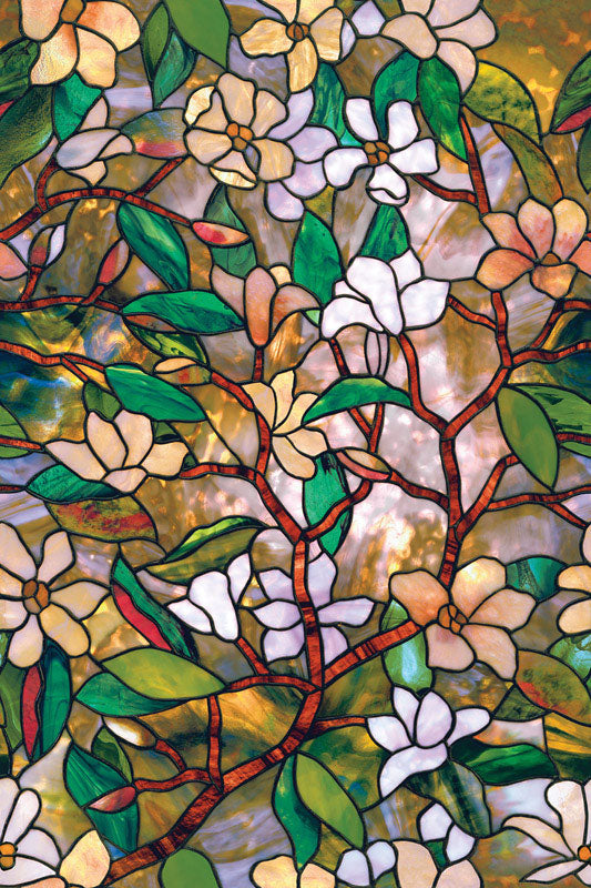 ARTSCAPE - Artscape Multicolored Magnolia Indoor Window Film 24 in. W X 36 in. L