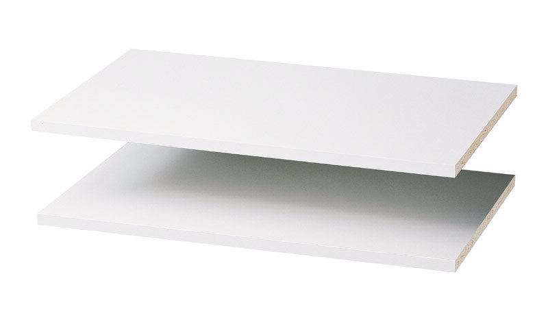 EASY TRACK - Easy Track 5/8 in. H X 24 in. W X 14 in. L Wood Closet Shelf