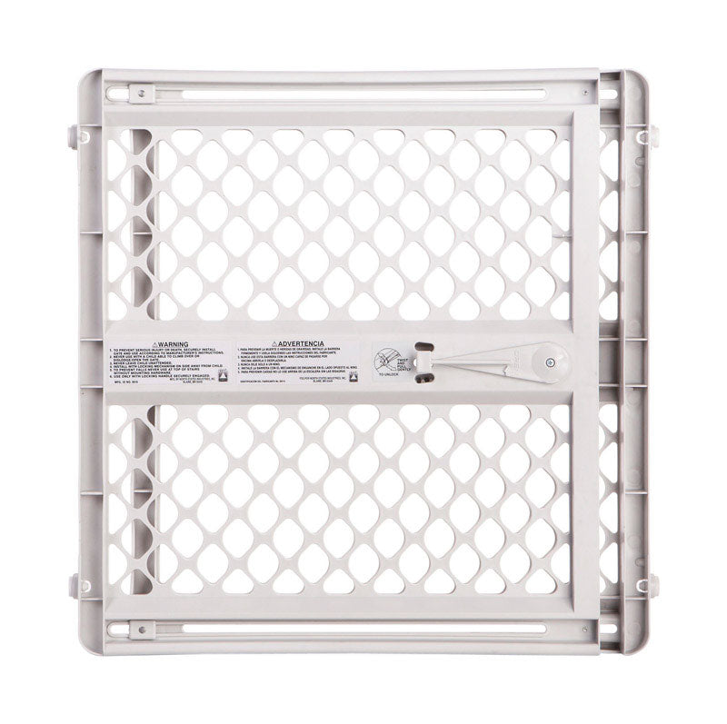 NORTH STATES - North States Gray 26 in. H X 26-42 in. W Plastic Child Safety Gate