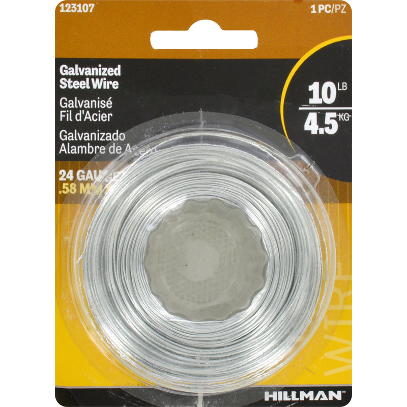 HILLMAN - Hillman 250 ft. L Galvanized Steel 24 Ga. Wire - Case of 6