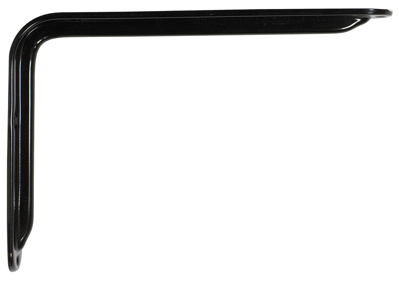 KNAPE & VOGT - Knape & Vogt John Sterling Black Steel Decorative Bracket 12 Ga. 12 in. L 125 lb