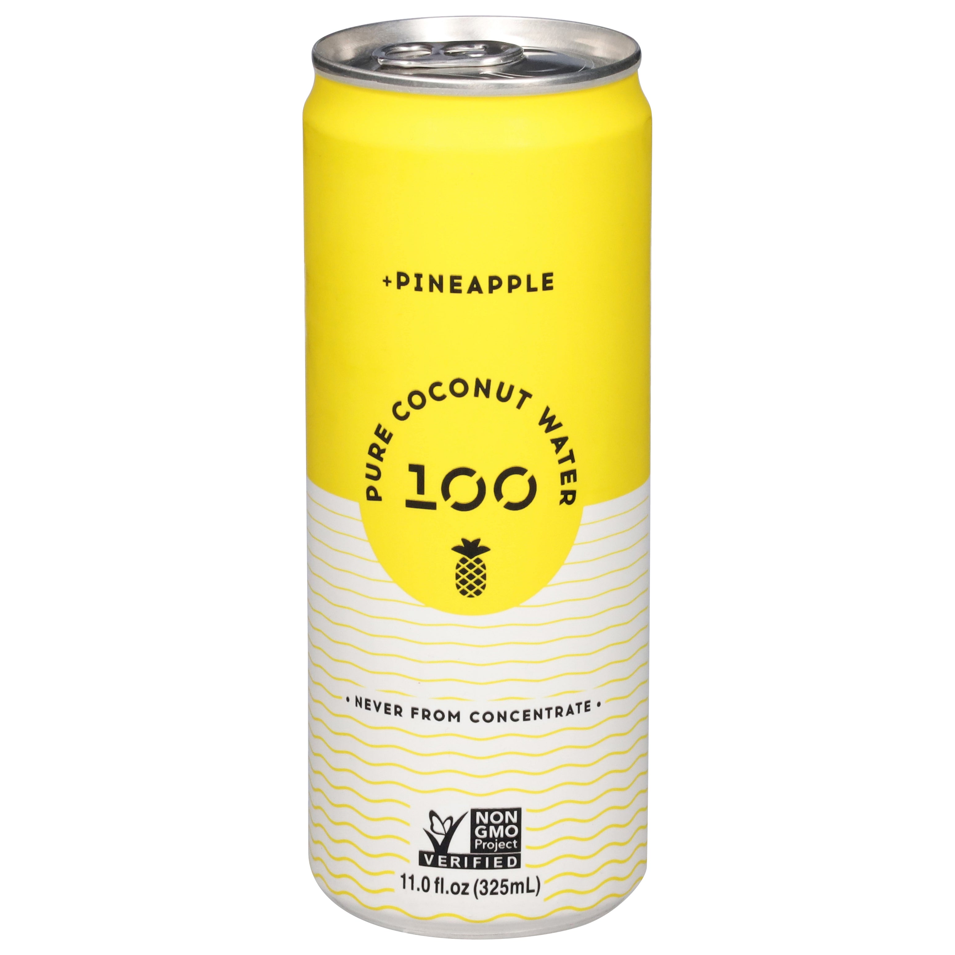 100 Pure Pineapple Coconut Water 11.0 fl oz - Case of 12