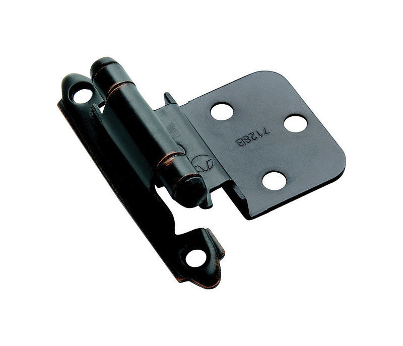 AMEROCK - Amerock 2 in. W X 2-3/4 in. L Oil Rubbed Bronze Steel Self-Closing Hinge 2 pk