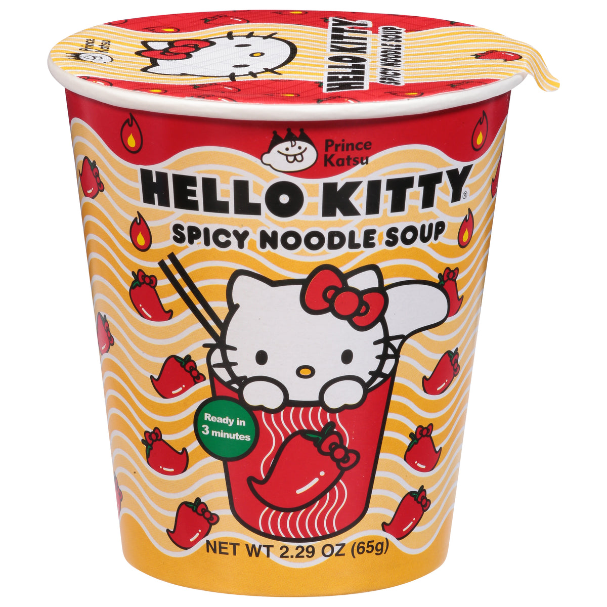 Hello Kitty Spicy Noodle Soup 2.29 oz - Case of 6
