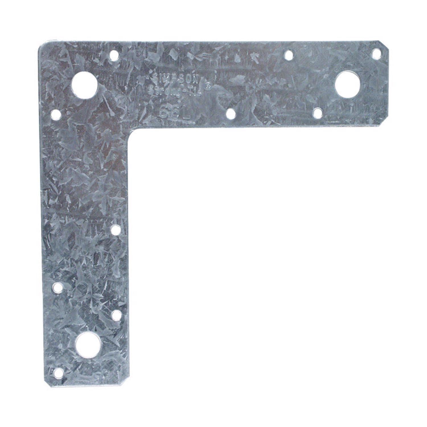 Simpson Strong-Tie 6 in. H X 6 in. W 14 Ga. Galvanized Steel L Strap - Case of 10