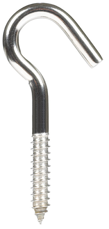 HAMPTON - Hampton Small Stainless Steel 4.8125 in. L Clothesline Hook 300 lb 1 pk - Case of 5