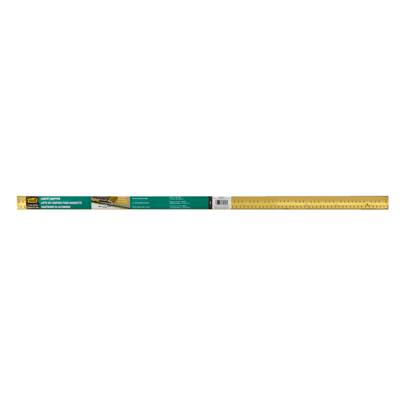 M-D BUILDING PRODUCTS - M-D 5/8 in. H X 1-3/8 in. W X 36 in. L Prefinished Satin Brass Aluminum Carpet Gripper