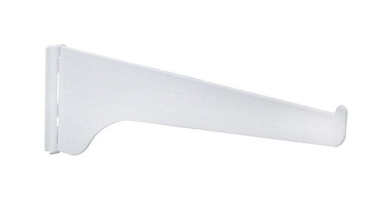 KNAPE & VOGT - Knape & Vogt White Steel Regular Duty Bracket 16 Ga. 8 in. L 160 lb - Case of 10