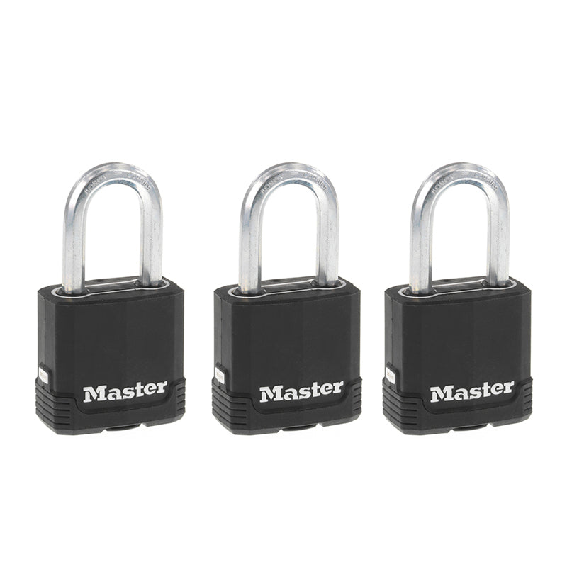 MASTER LOCK - Master Lock Magnum 1-7/8 in. H X 1-3/16 in. W X 1-3/4 in. L Laminated Steel Ball Bearing Locking Pad