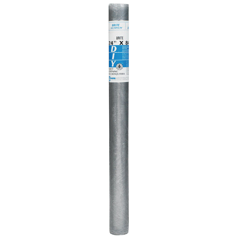PHIFER WIRE - Phifer Wire 24 in. W X 84 in. L Silver Aluminum Insect Screen Cloth - Case of 8