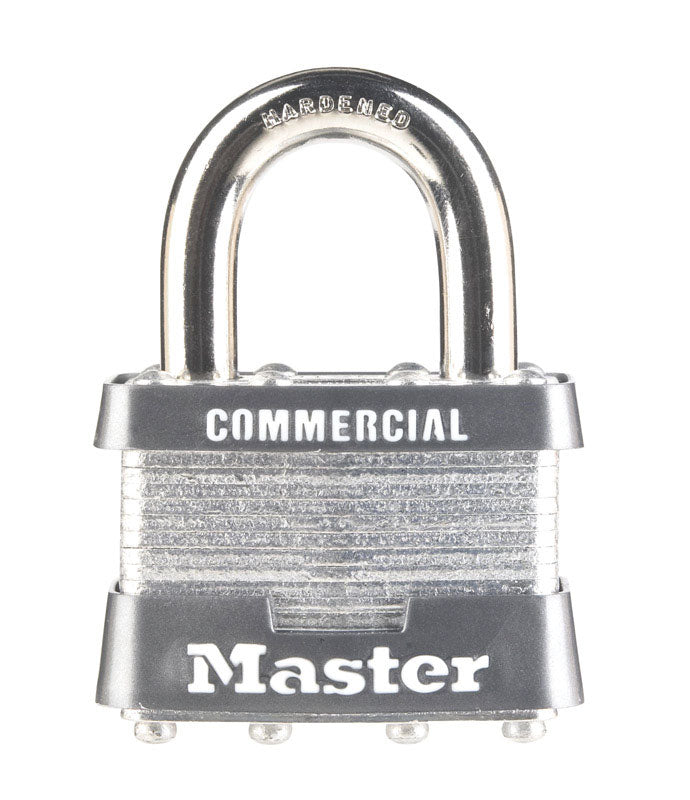 MASTERLOCK - Master Lock 1-5/16 in. H X 1 in. W X 1-3/4 in. L Laminated Steel Double Locking Padlock Keyed Alike - Case of 6