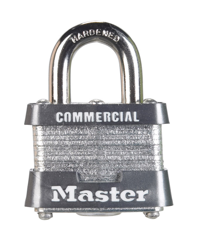 MASTERLOCK - Master Lock 1-5/16 in. H X 1-5/8 in. W X 1-1/2 in. L Steel Double Locking Padlock Keyed Alike - Case of 6 [3KA#3464]