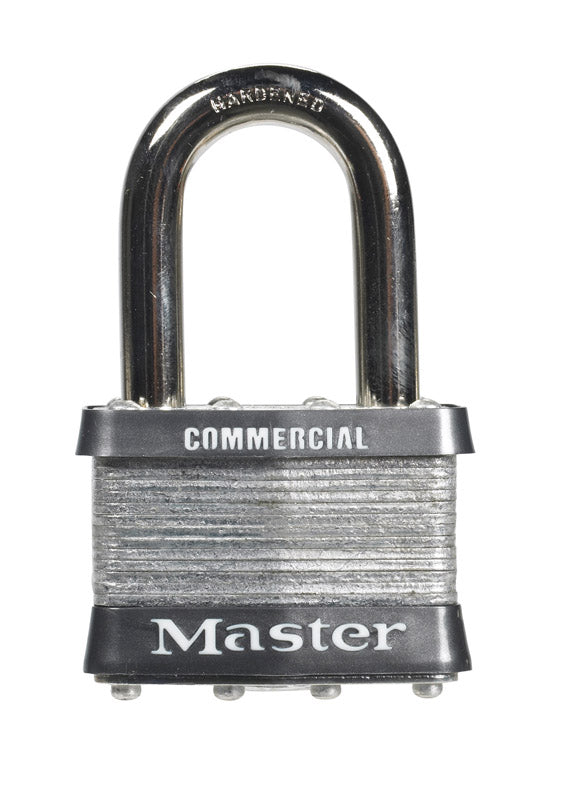 MASTERLOCK - Master Lock 1-1/2 in. H X 7/8 in. W X 2 in. L Steel 4-Pin Cylinder Padlock Keyed Alike - Case of 6 [5KALF#A956]