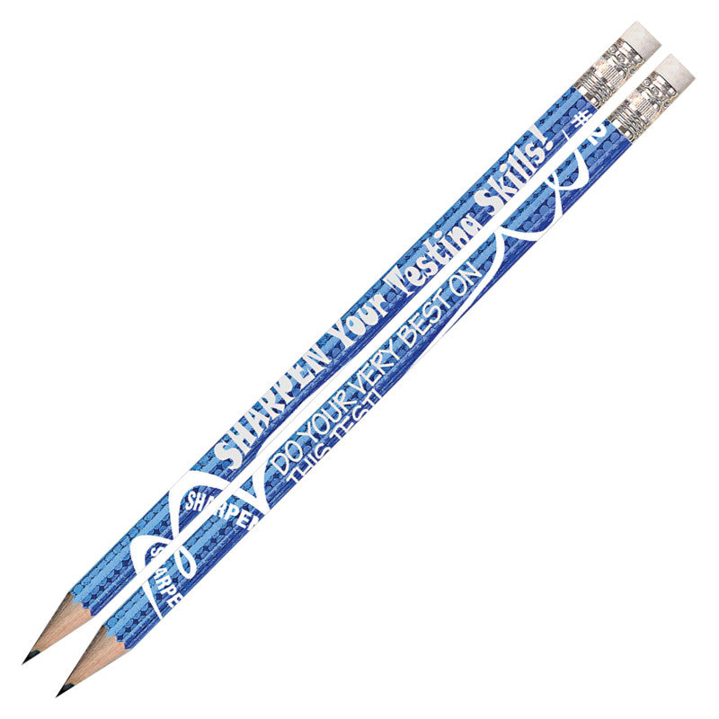 MUSGRAVE PENCIL COMPANY - Sharpen Your Testing Skills Motivational Pencils, Pack of 144