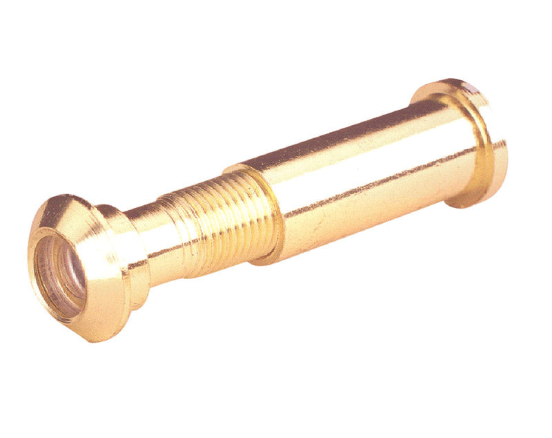 PRIME-LINE - Prime-Line 0.46 in. D 160 deg Polished Brass Brass Door Viewer