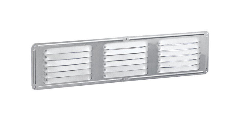 AIR VENT - Air Vent 4 in. H X 16 in. L Mill Aluminum Undereave Vent - Case of 24
