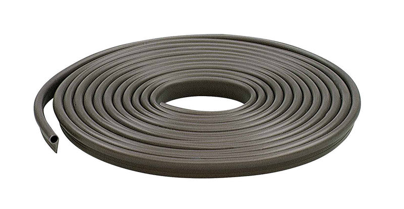 M-D BUILDING PRODUCTS - M-D Brown Vinyl Gasket Weatherstrip For Doors and Windows 17 ft. L X 1/2 in.