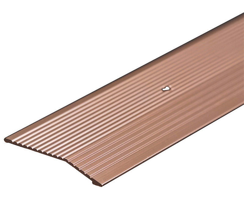 M-D BUILDING PRODUCTS - M-D 0.19 in. H X 72 in. L Anodized Pewter Silver Aluminum Carpet Trim