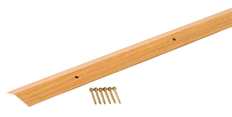 M-D BUILDING PRODUCTS - M-D 0.38 in. H X 36 in. L Prefinished Brown Aluminum Carpet Trim [40120]
